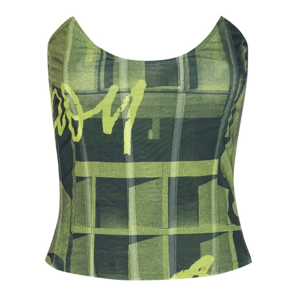 Miaou // Leia Corset // Stone Green - Picture 2 of 3